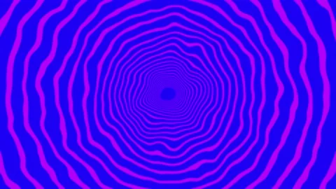 Animated abstract circle on Retro twist and moving background Stock Footage 222749907