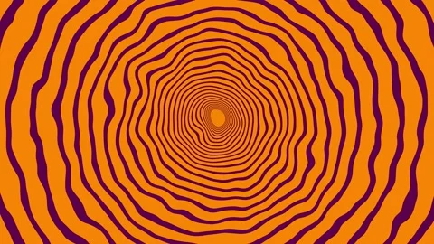 Animated abstract circle on Retro twist and moving background Stock Footage 222750683