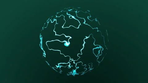 Animated Abstract Colorful Magic Sphere 스톡 동영상 196122581