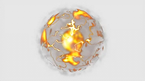 Animated Abstract Colorful Magic Sphere 動画素材 196132843