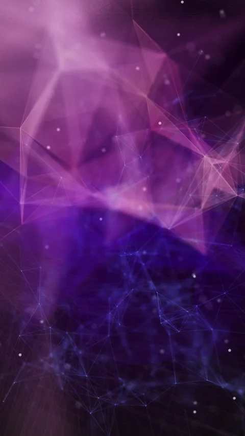 Animated abstract connection of digital lines and dots technology background. Stock Footage 278474247