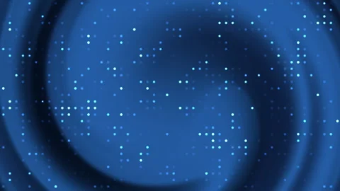 Animated abstract dark blue gradient background swirl pattern with white dotted  Stockbeeldmateriaal 336226296