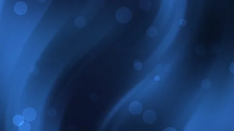 Animated abstract dark blue gradient background wavy with soft circles 库存影片 336226319