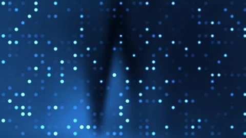 Animated abstract dark blue gradient background pixelated grid texture Vidéo 336226392