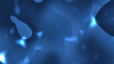Animated abstract dark blue gradient background art with soft blue shapes Vidéo 336226439