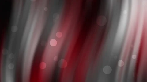 Animated Abstract dark red and gray gradient background waves with glowing bokeh Stock Footage 334914084
