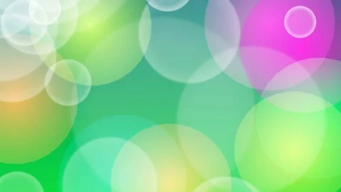 Animated Abstract design with colorful translucent circles overlapping Stock Footage 327943694