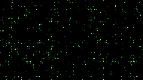 Animated abstract digital dots background Stock Footage 282704797