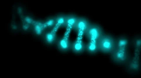 Animated abstract DNA, HD 1080p, loop. Stock Footage 33293047