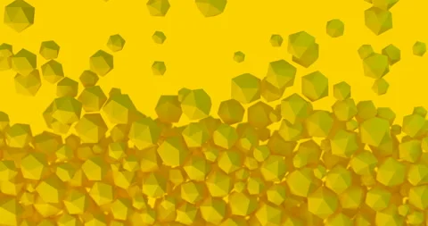 Animated abstract geometric background with shapes. 3D Stock Footage 124149850