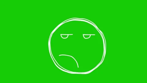 Animated Abstract Grunge Scribble Emoji pack Video stock 303794682