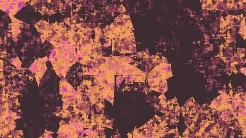 Animated Abstract Grunge Texture Background in Warm Orange and Brown Tones. 動画素材 314631216