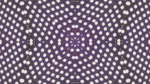 Animated abstract kaleidoscope patterns of glowing moving circles. looped backgr Stock Footage 152109881