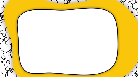 Animated abstract loop background with black-white and orange colors Video stock 138067799