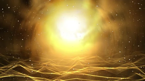 Animated Abstract Ocean with Light background Stock Footage 202106394