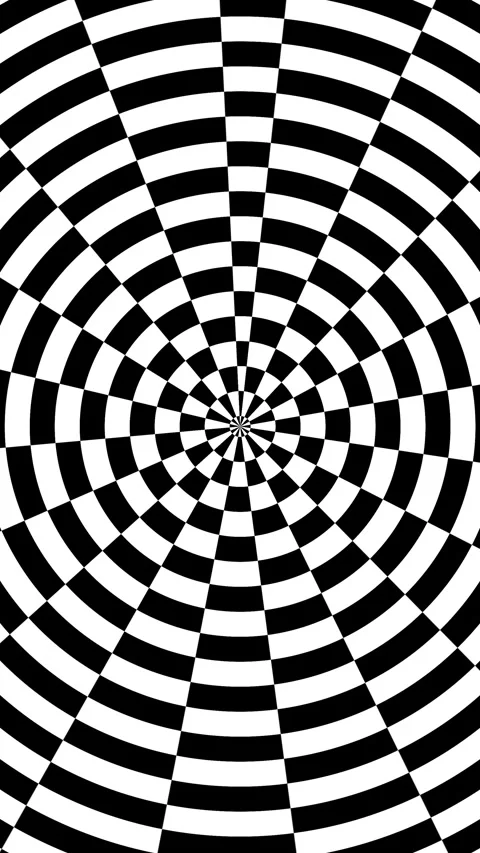 Animated abstract pattern black and white seamless background Stock Footage 310494342