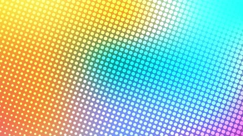 Animated abstract pattern with geometric elements in multicolored tones Stock Footage 233393672