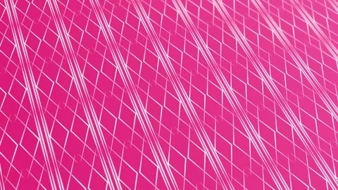 Animated abstract pattern with geometric elements in pink tones Stock Footage 233554438