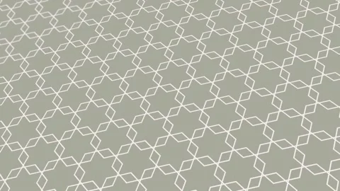 Animated abstract pattern with geometric elements gray Stock Footage 233554511