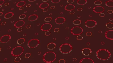 Animated abstract pattern With geometric elements in retro vintage tones Stock Footage 233554552