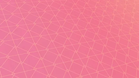 Animated abstract pattern With geometric elements in pink-gold. Stock Footage 233554680