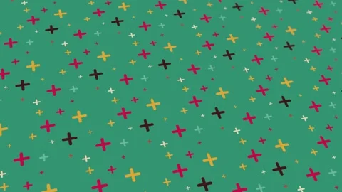 Animated abstract pattern With geometric elements in retro vintage tones Stock Footage 233631767