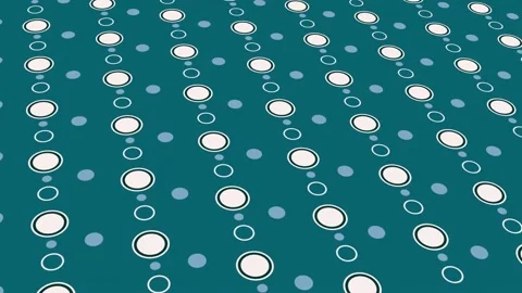 Animated abstract pattern With geometric elements in retro vintage tones Stock Footage 233631776