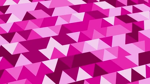 Animated abstract pattern with geometric elements in pink-gold tones Stock Footage 233631805
