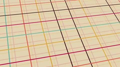 Animated abstract pattern with geometric elements in multicolored tones Stock Footage 233631854