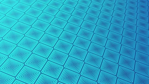 Animated abstract pattern with geometric elements in blue tones Stock Footage 233631895