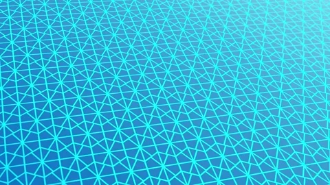 Animated abstract pattern with geometric elements in blue tones 스톡 동영상 233631949