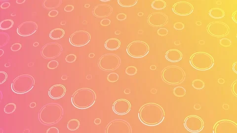 Animated abstract pattern with geometric elements in yellow-orange tones Stock Footage 233783725