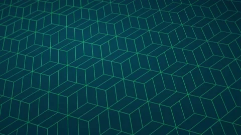 Animated abstract pattern with geometric elements in green tones 스톡 동영상 233783749