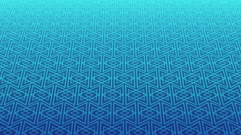 Animated abstract pattern with geometric elements in blue tones 스톡 동영상 233783792
