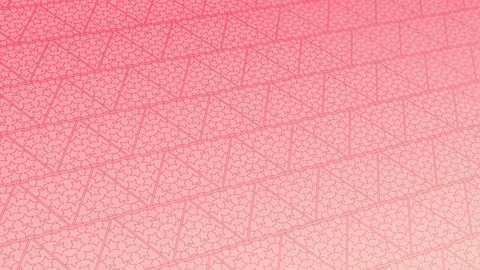 Animated abstract pattern with geometric elements in pink-gold tones 스톡 동영상 233783823