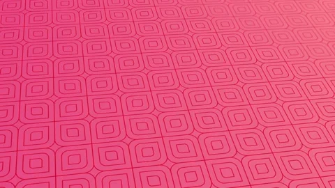 Animated abstract pattern with geometric elements in pink tones Stock Footage 233783860