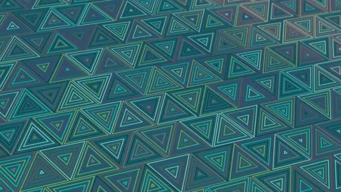 Animated abstract pattern With geometric elements in retro vintage tones 스톡 동영상 233783952