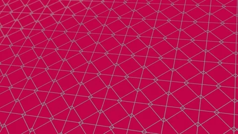 Animated abstract pattern with geometric elements in red tones 스톡 동영상 233783953