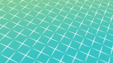 Animated abstract pattern with geometric elements in green-blue tones 스톡 동영상 233784145