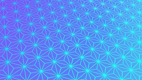 Animated abstract pattern with geometric elements in blue tones 스톡 동영상 233784172