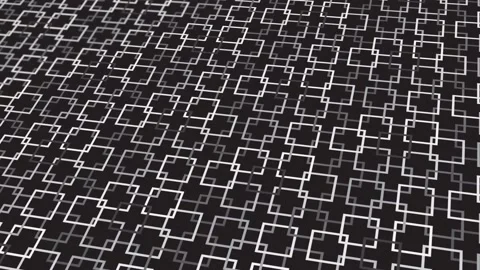 Animated abstract pattern with geometric elements in white-gray tones 스톡 동영상 233784192