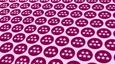 Animated abstract pattern with geometric elements in pink tones 스톡 동영상 233784218