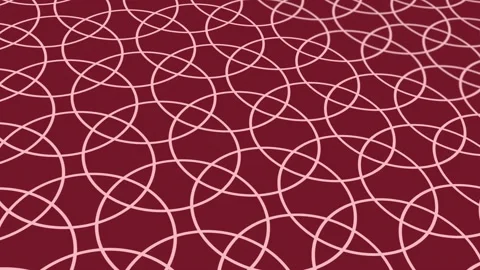 Animated abstract pattern with geometric elements in red tones 스톡 동영상 233784236