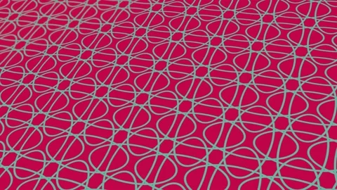 Animated abstract pattern with geometric elements in pink tones Stock Footage 233784237