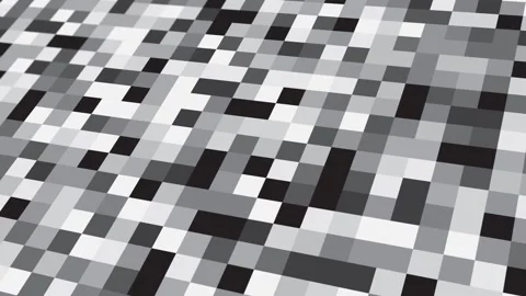 Animated abstract pattern with geometric elements in black-gray tones 스톡 동영상 233784287