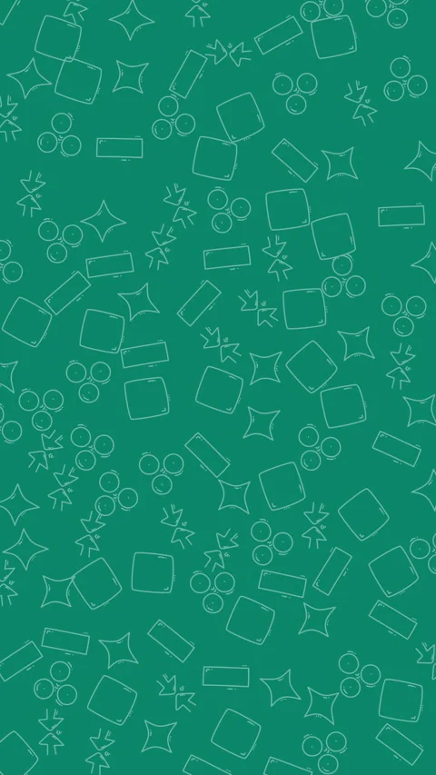 Animated abstract pattern with subtle geometric shapes on a vibrant green b.. Stock Footage 339992123