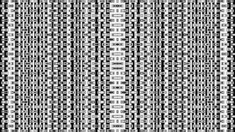 Animated abstract patterns. Looped graphic background of geometric objects. Pale Stock Footage 247236019