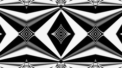 Animated abstract patterns. Looped graphic background of geometric shapes. Palet Stock Footage 247236028