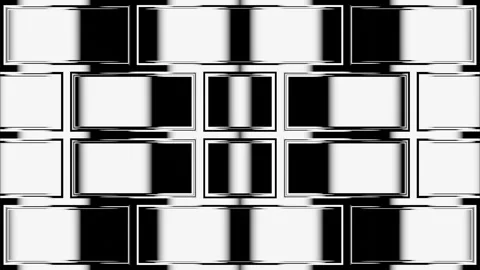 Animated abstract patterns. Looped graphic background of geometric shapes. Palet Stock Footage 247236038