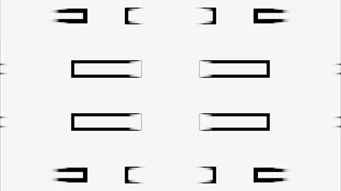 Animated abstract patterns. Looped graphic background of geometric objects. Pale Stock Footage 247236044